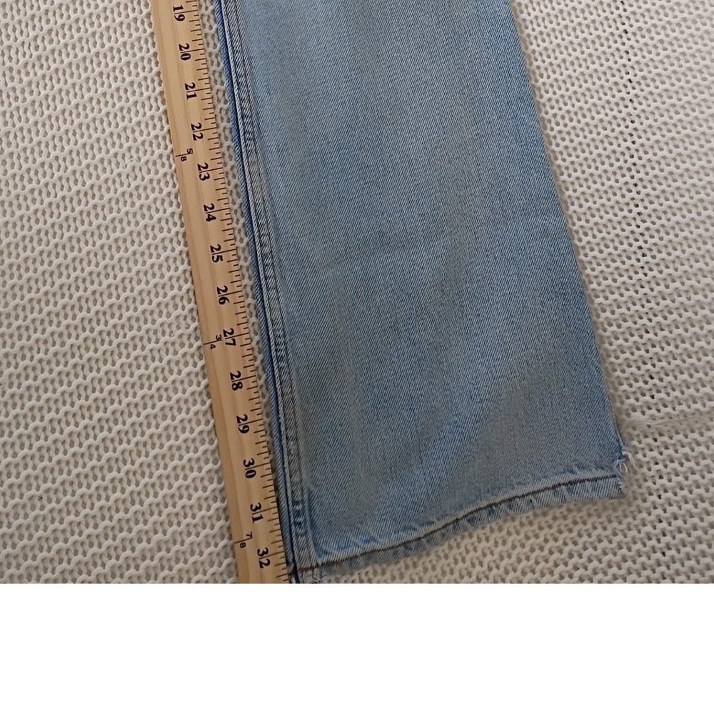 Subdued Light Blue Straight Leg Jeans High Rise Denim Size 2 W 26 x 32 - Picture 11 of 14